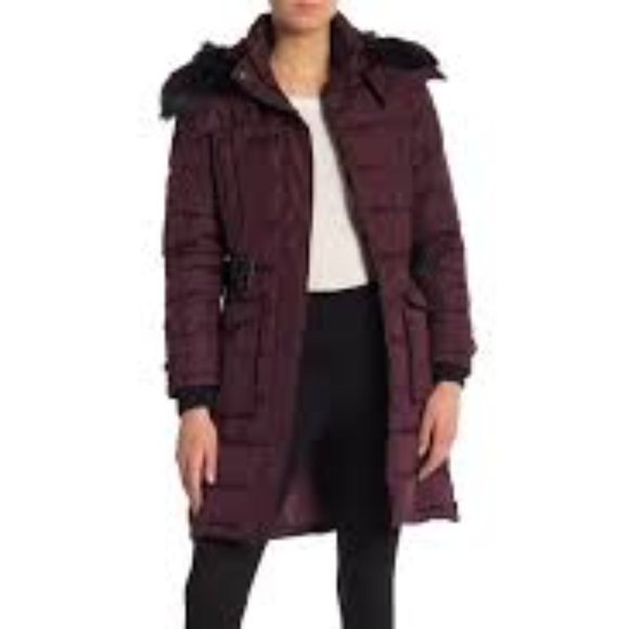 French Connection Jackets & Blazers - NWT French Connection Faux Fur Hooded Jacket